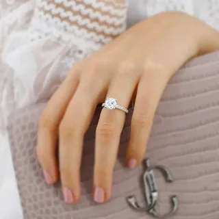 Elevate Your Engagement Style with Lily Arkwright Shoulder Set Rings