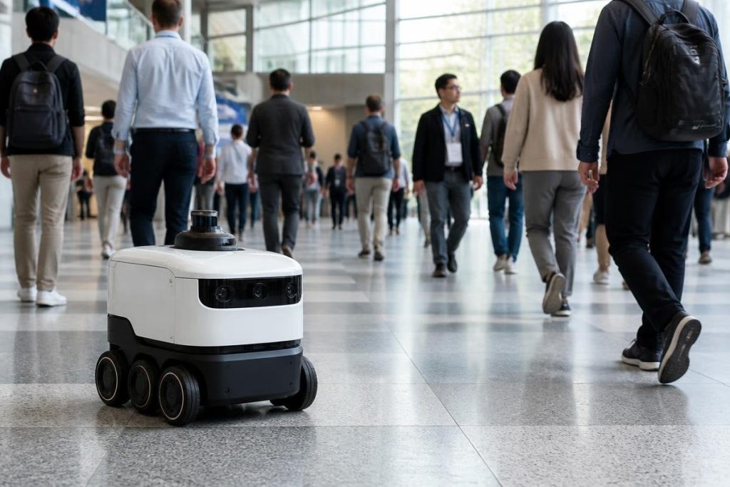 How robots learn to move through crowded spaces